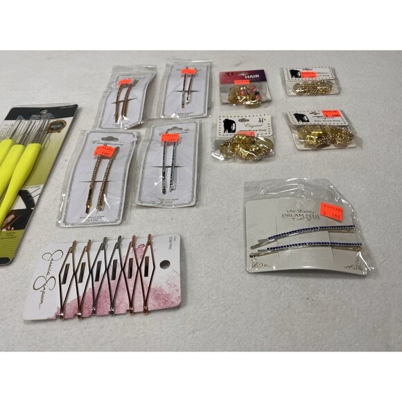 Hair Accessory Lot Dreadlock Tool Braid Cuffs Pins Styling Set New - Picture 2 of 16